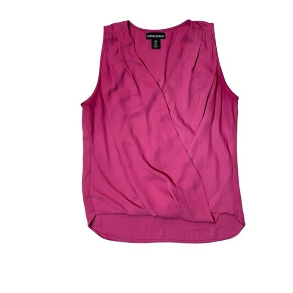 Cynthia Rowley Women's Pink Sleeveless Blouse